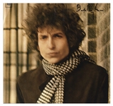 Bob Dylan Signed Double Album ''Blonde on Blonde'' -- With PSA/DNA, Roger Epperson & Jeff Rosen COAs